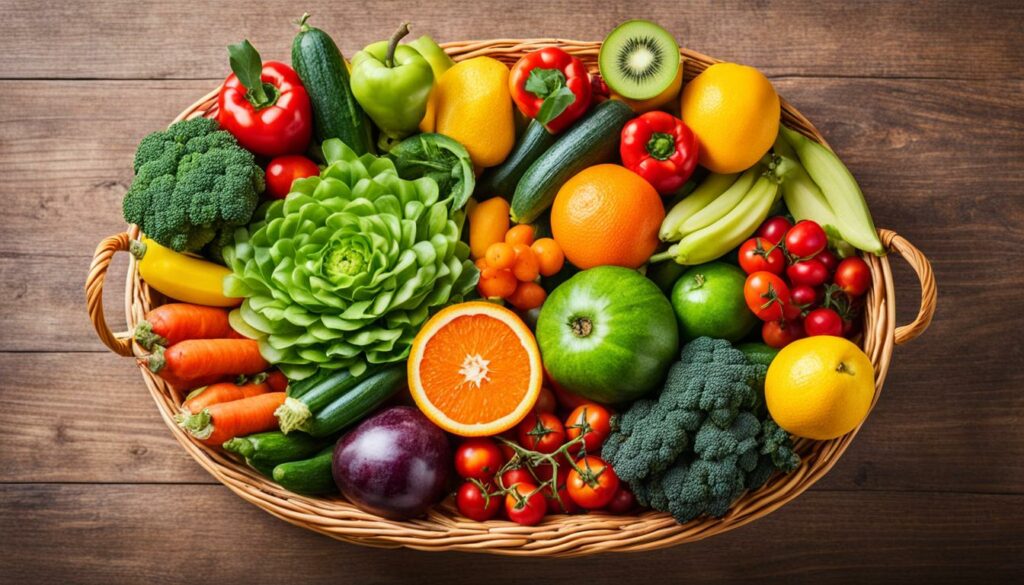 buah dan sayur
